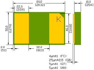 SMXDS20V5A Fairchild SB520  Rectifier Diode, 20V, 5A (SB520)