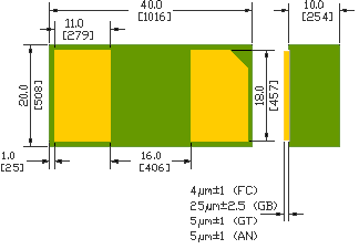 SMXDS10V1A OnSemiconductor MBRM110ET1  Schottky Rectifier, 10V, 1A (MBRM110ET1)