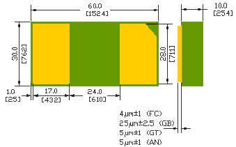 SMXDS20V1A MCC Semi 1N17  Schottky Rectifier, 20V, 1A (1N17)