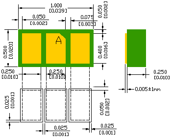 nanoDFN SMSSMV30225-06 kNOX SMV30225-09 kNOX SMV30225-09 Common Anode Varactor (Tuning) Diode 36pF