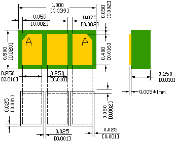 nanoDFN SMSSMV20425-07 kNOX SMV20425-10 kNOX SMV20425-10 Common Cathode Varactor (Tuning) Diode 5pF