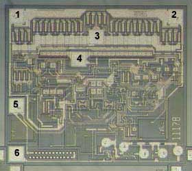 LT1117 DIE LAYOUT - MECHANICAL SPECIFICATIONS