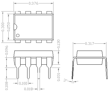 PDIP8 SMSIT124-02 Intersil IT124, Linear Integrated Systems IT124 Linear Integrated Systems IT124 SUPER-BETA MONOLITHIC DUAL NPN TRANSISTORS