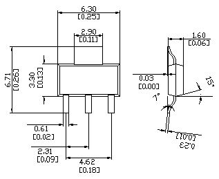 SMALL OUTLINE TRANSISTOR PACKAGE