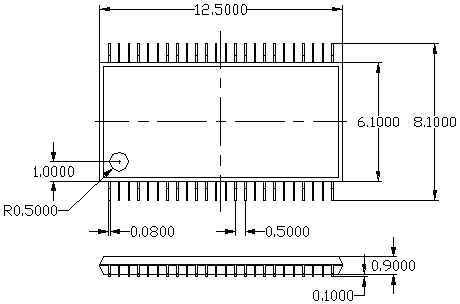 THIN SHRINK SMALL OUTLINE PACKAGE